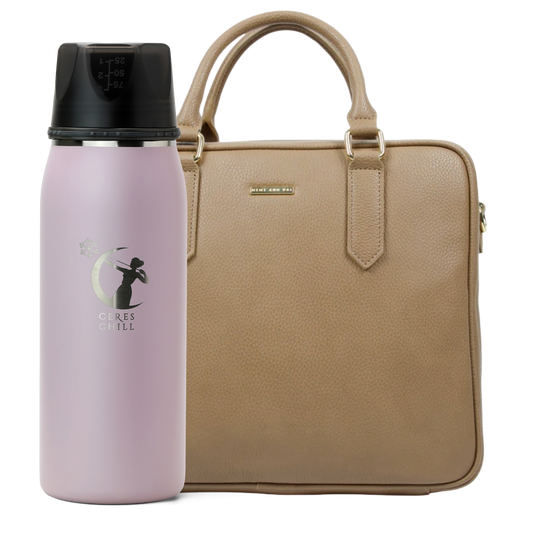 A Pink Ceres Chill OG+ and Mimi and Pal Organizer, the ultimate gift for the breast feeding mom needing breast milk storage.