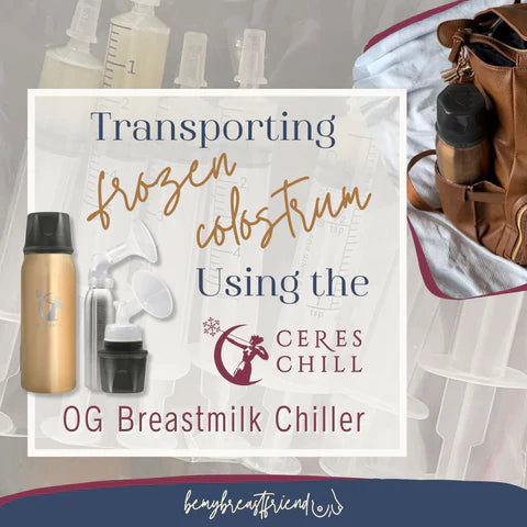Transporting Frozen Colostrum Using the Ceres Chill OG Breastmilk Chiller
