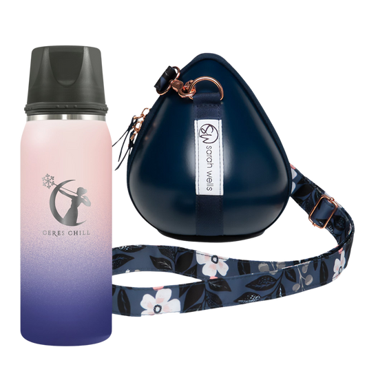 Milkwear® Pump Bag- Sarah Wells x Ceres Chill (Navy/Floral)