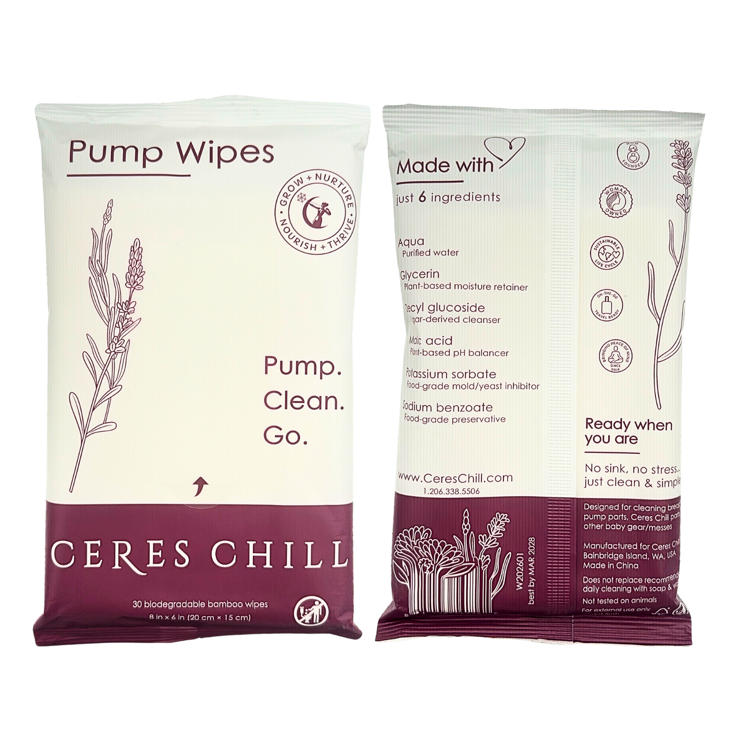App Gift - Non-Tox Pump Wipes (Pack of 30)