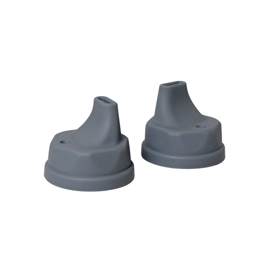 Two grey Ceres Chill silicon lids.