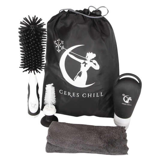 Ceres Chill Wash Basin bag and parts, breast milk cooler storage bag for cleaning and travel.