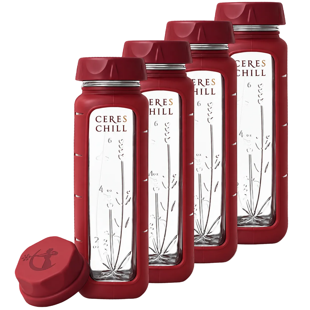 6oz Bloom Glass Baby Bottle