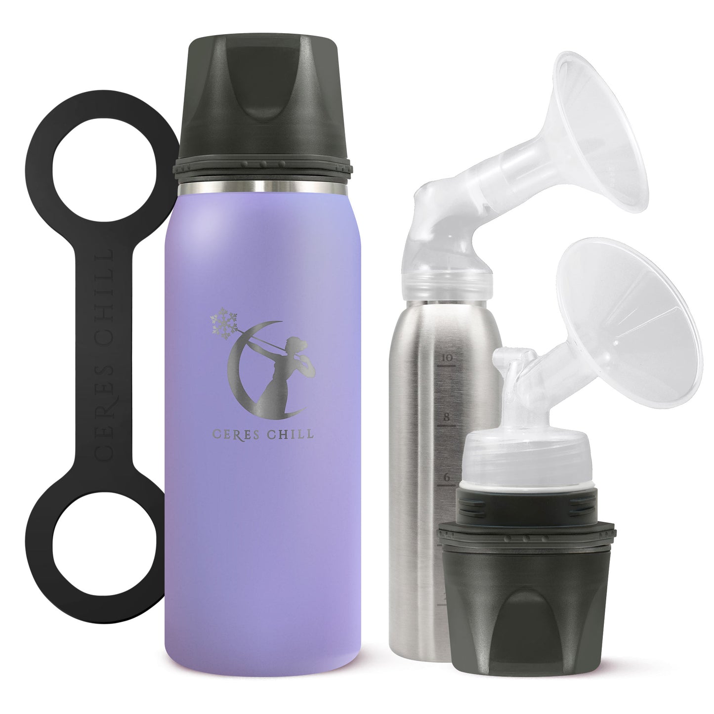 OG breastmilk chiller in violet