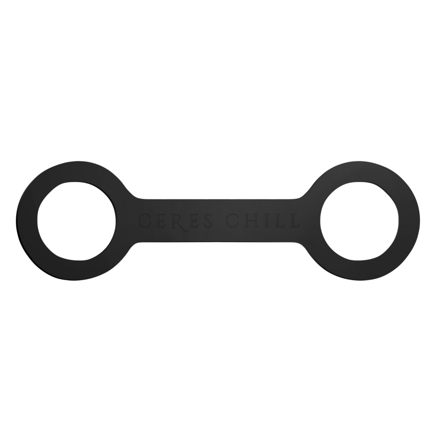 Black silicon handle for bottle attachment