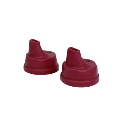 Two red Ceres Chill Sipper Lids