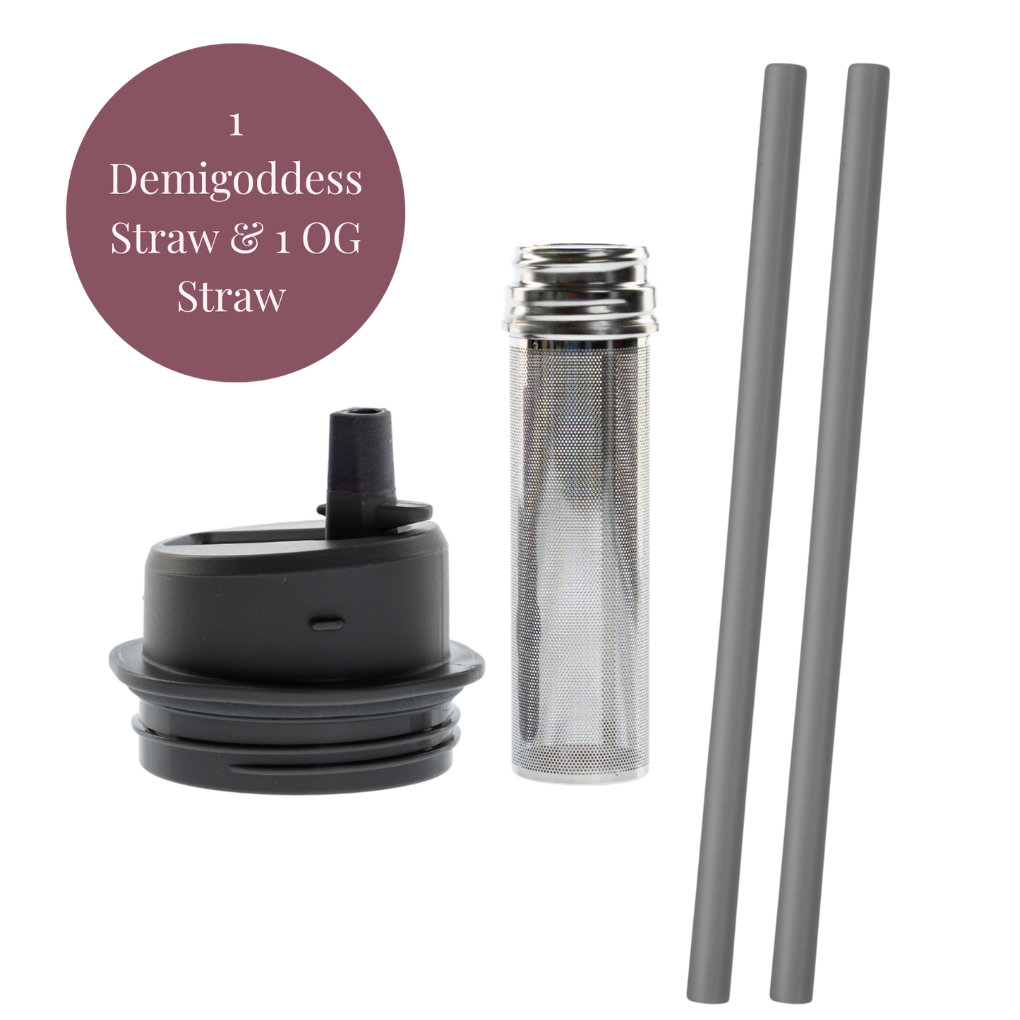 A graphic with a white background showing the Ceres Chill Straw Top. 