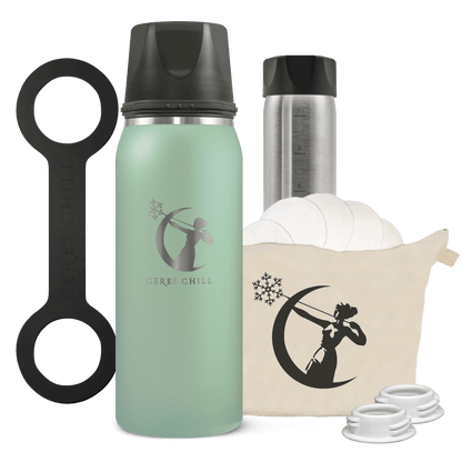 breast milk cooler and breastmilk storage containers in Zen Green