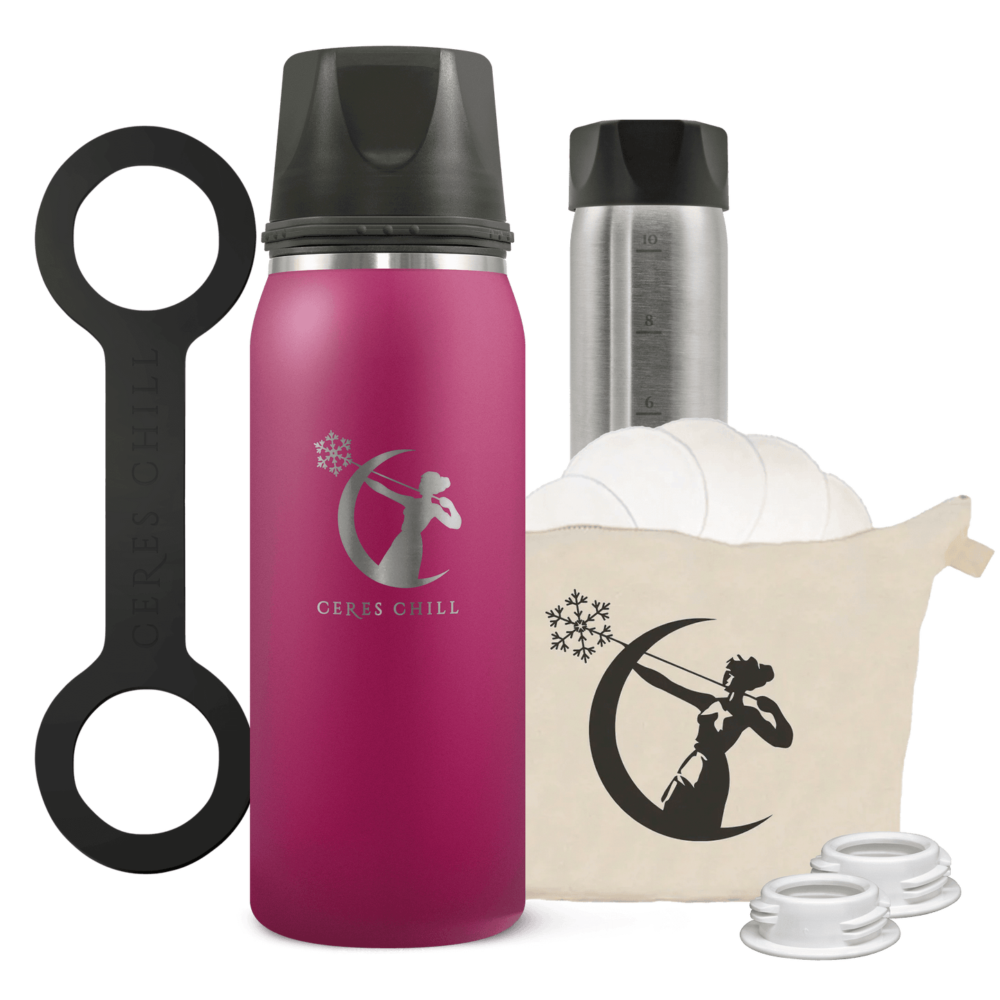 breast milk cooler and breastmilk storage containers in plum