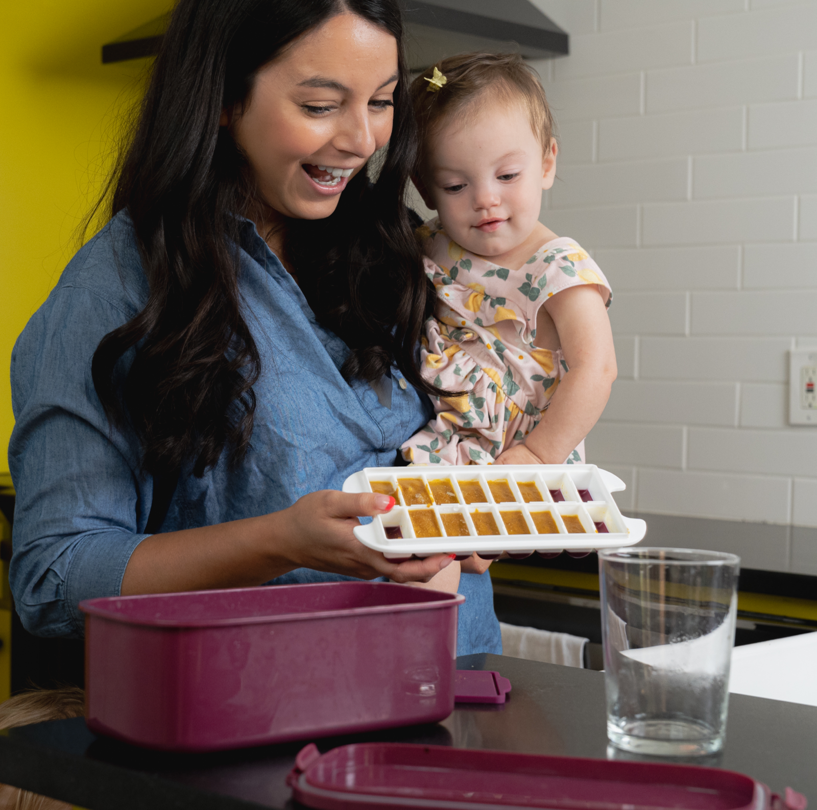 Silicone Ice cube/ baby food tray, Babies & Kids, Nursing