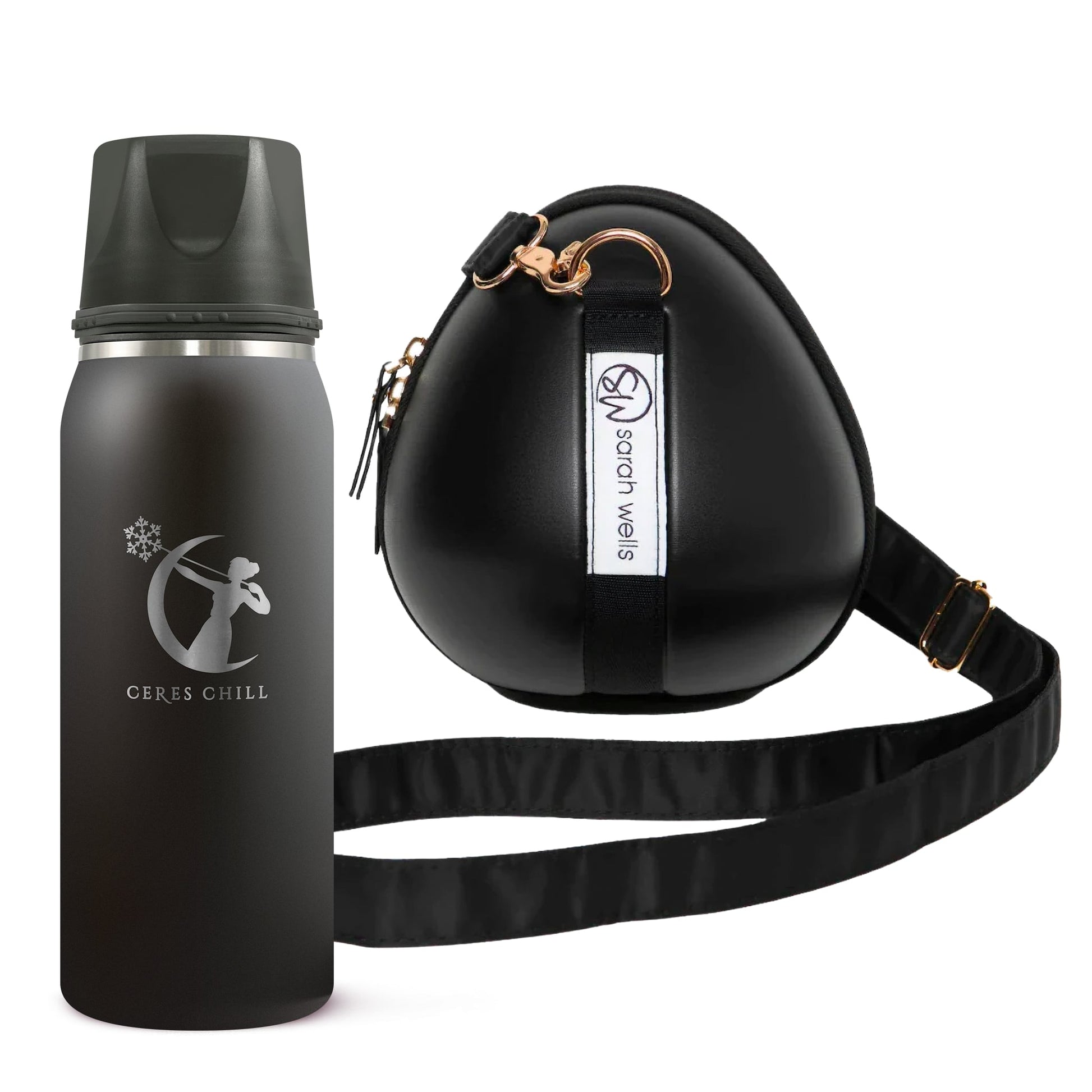 Milkwear Pump Bag - Sarah Wells x Ceres Chill breast milk storage bag and breast milk cooler travel solution in Black.