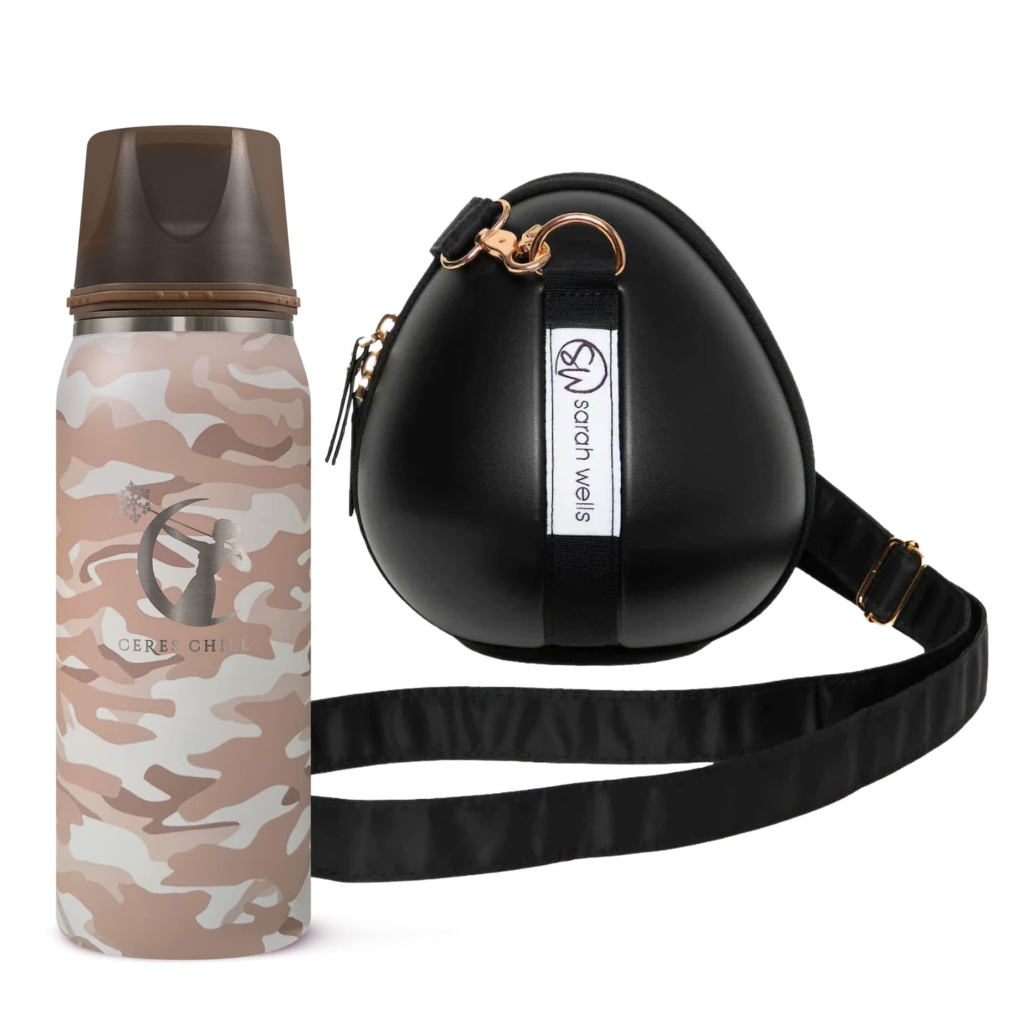 Milkwear Pump Bag - Sarah Wells x Ceres Chill breast milk storage bag and breast milk cooler travel solution in camo.