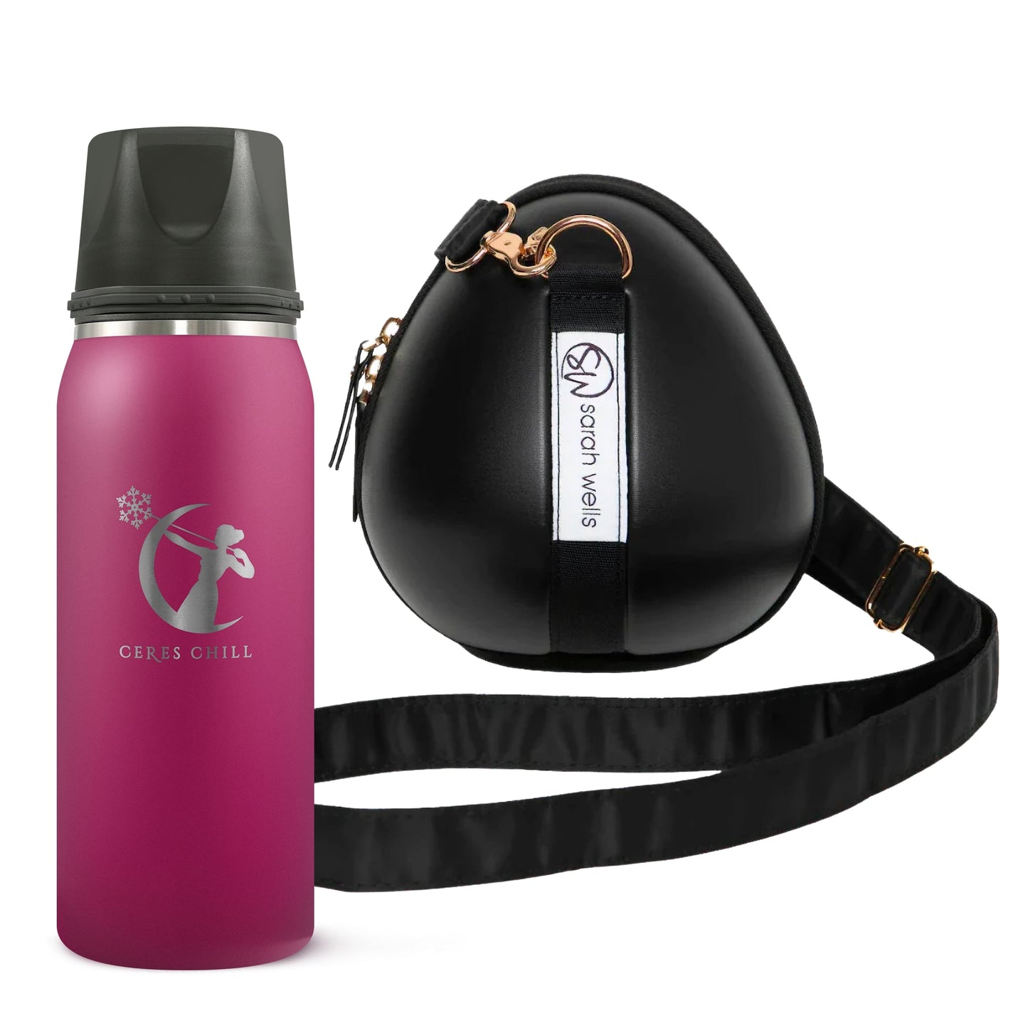 Milkwear Pump Bag - Sarah Wells x Ceres Chill, breast milk storage bag and breast milk cooler travel solution in Plum.