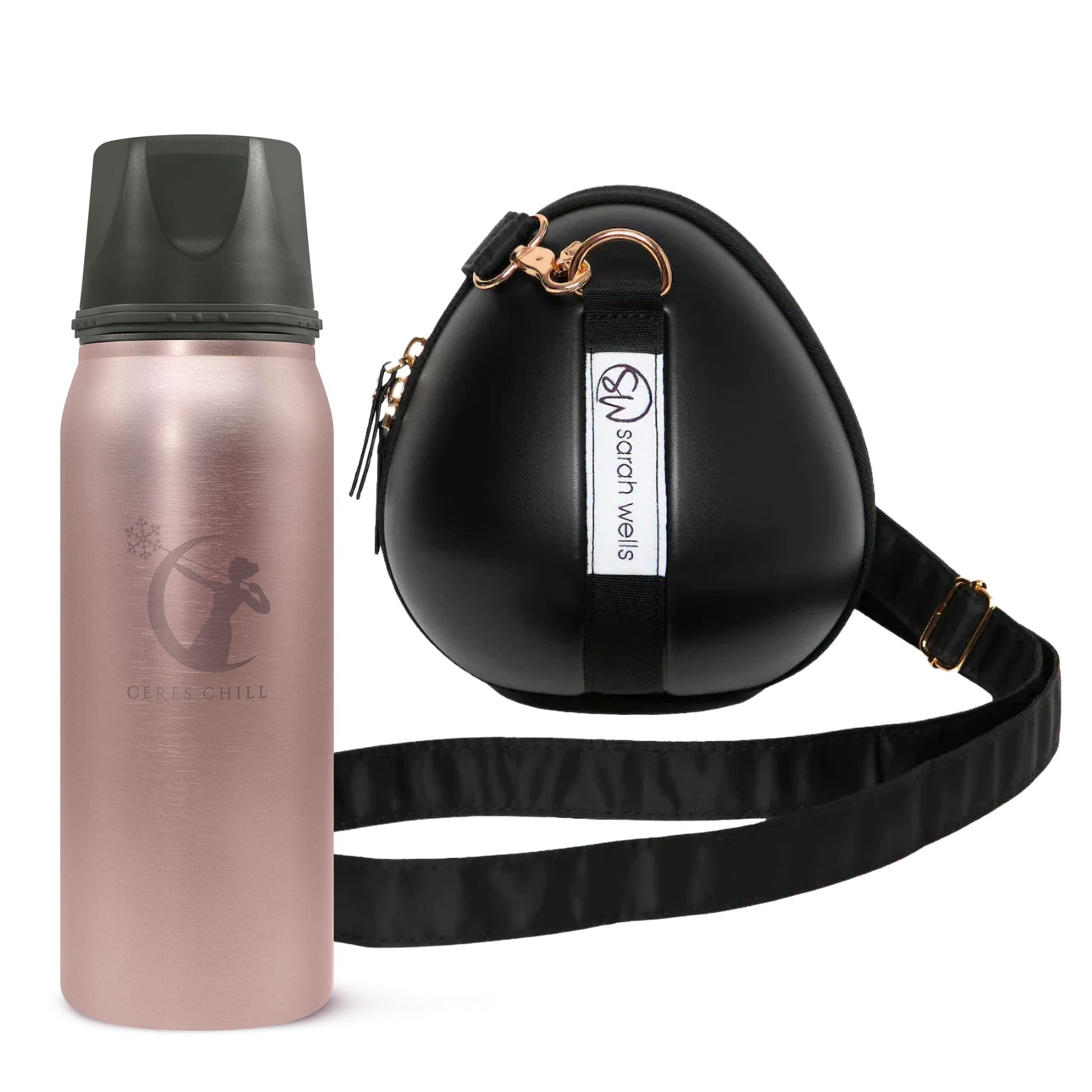 Milkwear Pump Bag - Sarah Wells x Ceres Chill, a stylish and versatile breast milk storage bag and breast milk cooler travel solution in Rose.