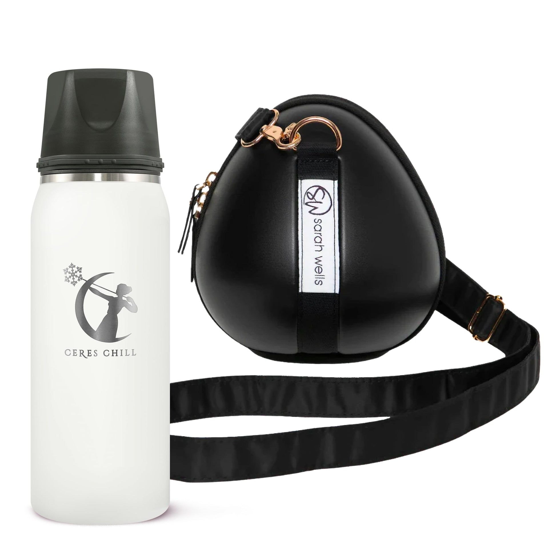 Milkwear Pump Bag - Sarah Wells x Ceres Chill, a stylish and versatile breast milk storage bag and breast milk cooler travel solution in white.