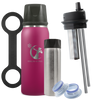Plum Ceres Chill Best Gift Breast Milk Storage Cooler with straw, tea infuser, and bottle caps accessories.