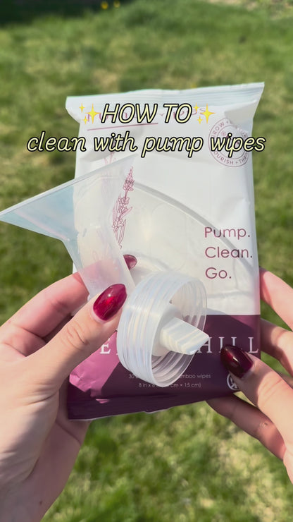 All Natural, Non-Toxic Pump Wipes