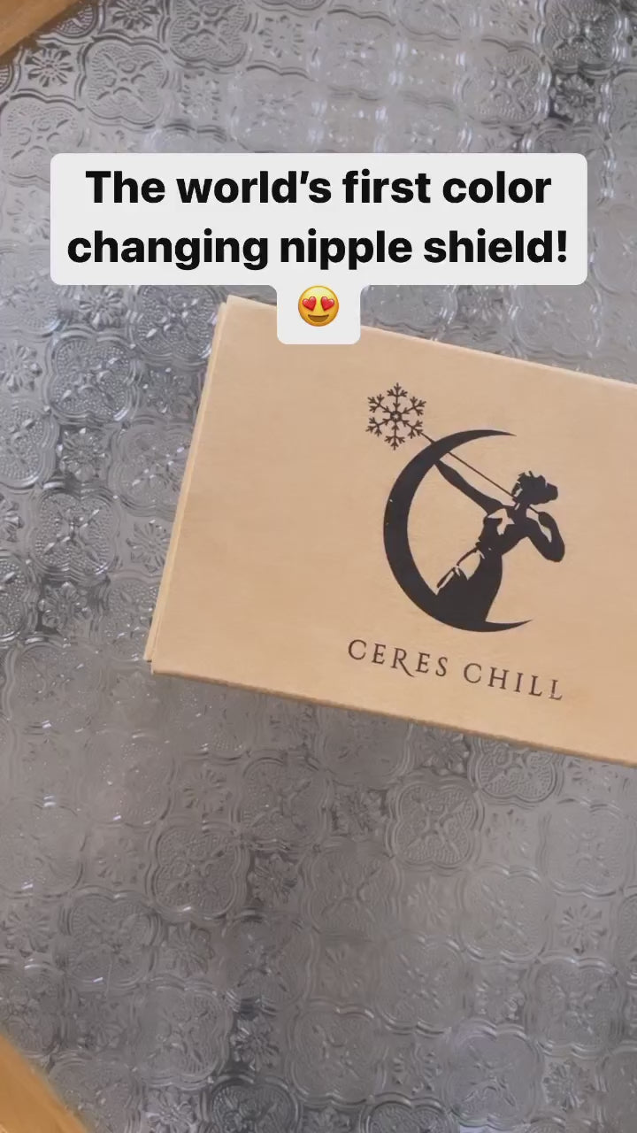 Color changing nipple shield.