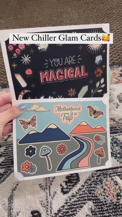 Glam Sticker Card